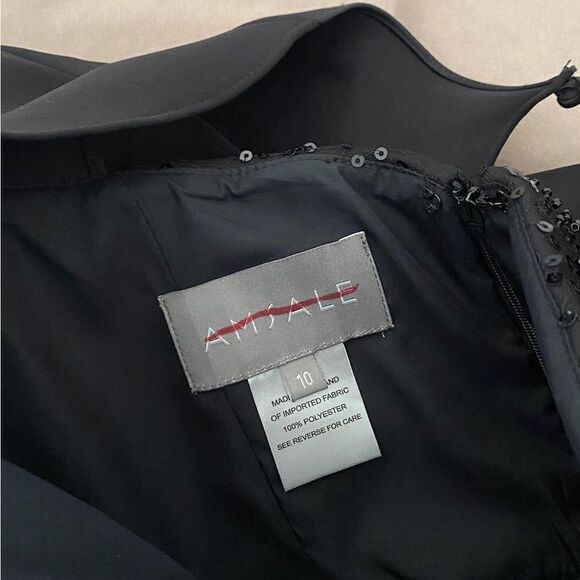 Amsale Stretch crepe gown size 10 - Picture 12 of 13